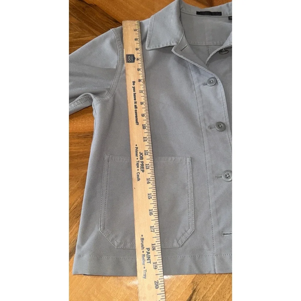 UNIQLO 'Blue' JERSEY RELAXED JACKET SIZE WOMENS SMALL - Picture 7 of 12